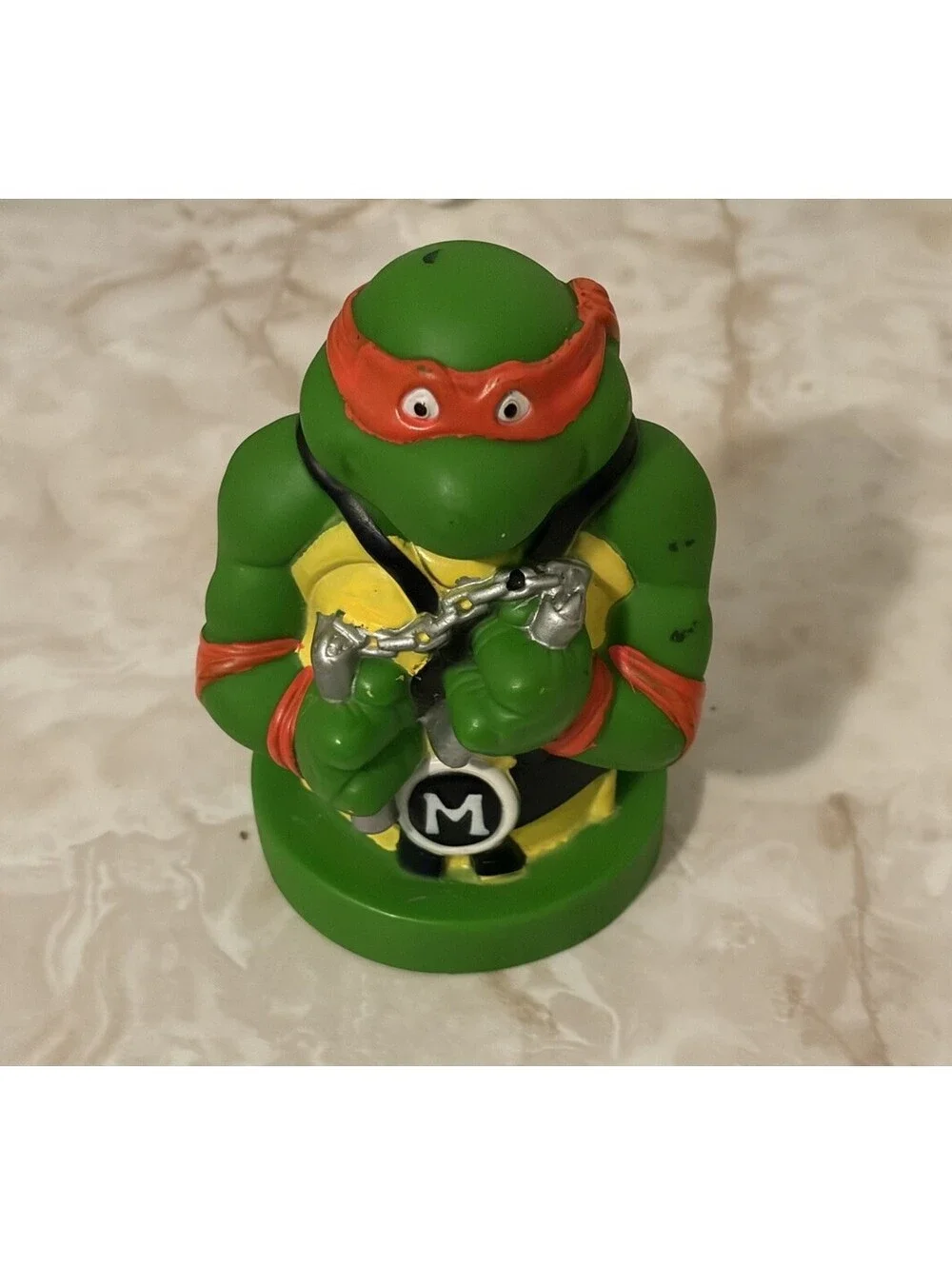 Vintage TMNT Teenage Mutant Ninja Turtles Action Figure Lot 1988-1991 Coin Bank